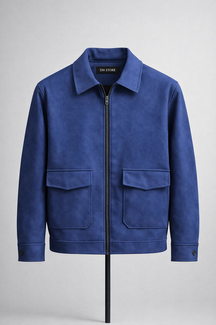 DN suede classic shacket