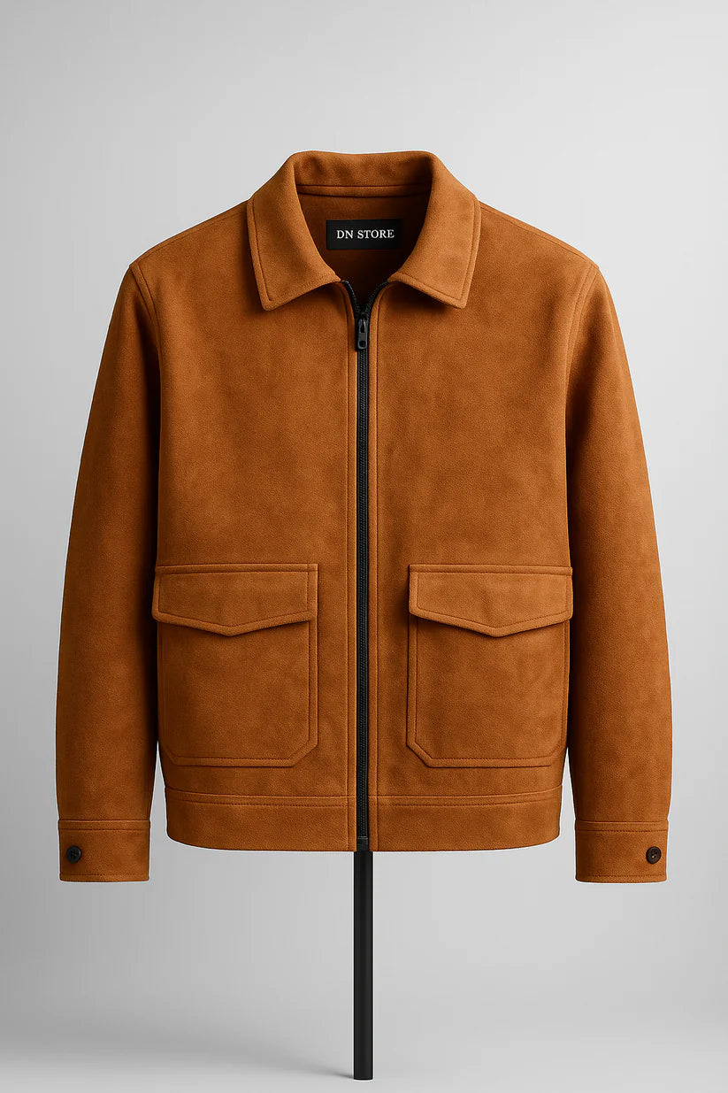 DN suede classic shacket