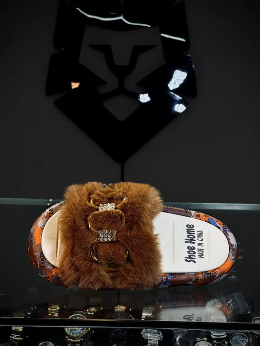Glam Fur Slides