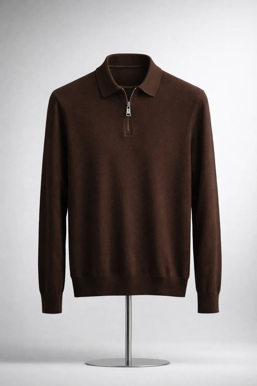 Jacquard Summer Knit Polo