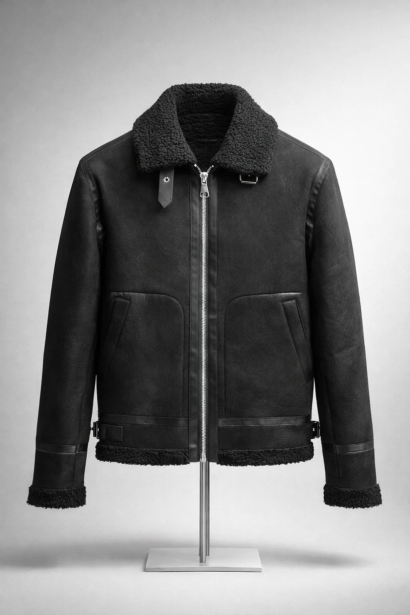 Classic Aviator Fur Jacket