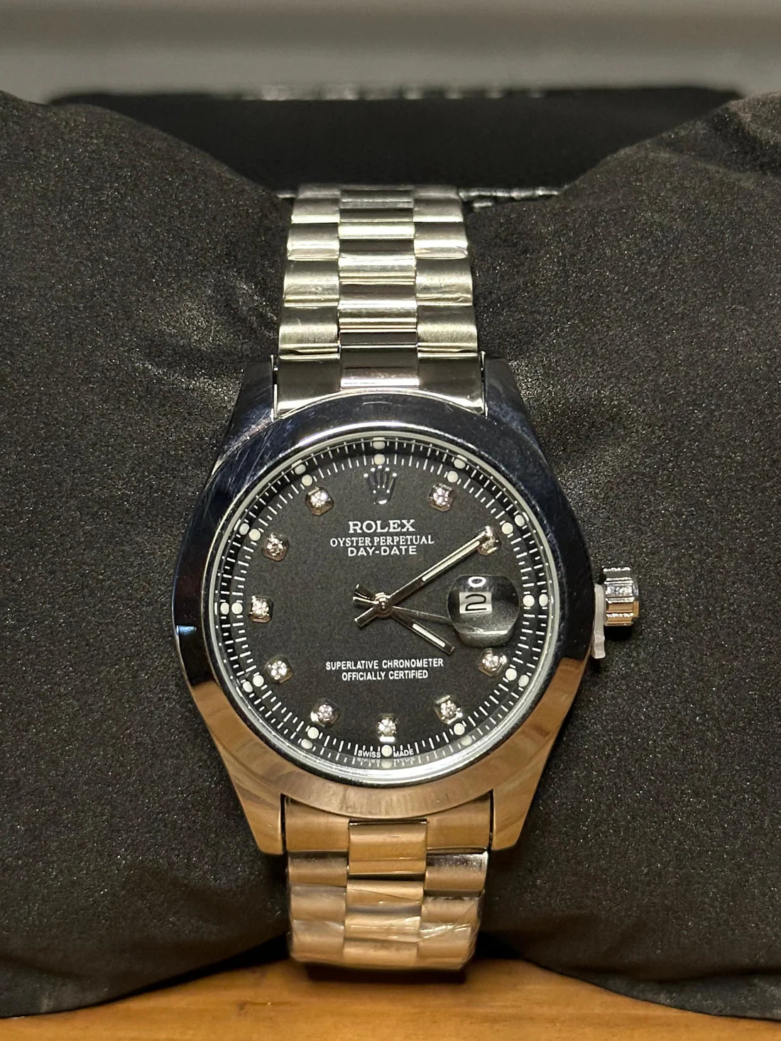 Dial RLX Date – 40mm – Stainless Steel – C-496