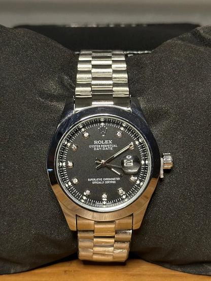 Dial RLX Date – 40mm – Stainless Steel – C-496